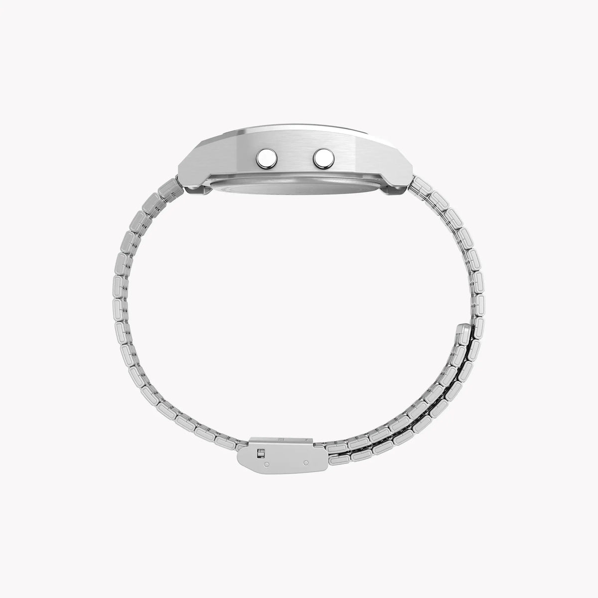 Timex Unisex Stainless Steel Black Lens Watch, Silver | T80 by TIMEX