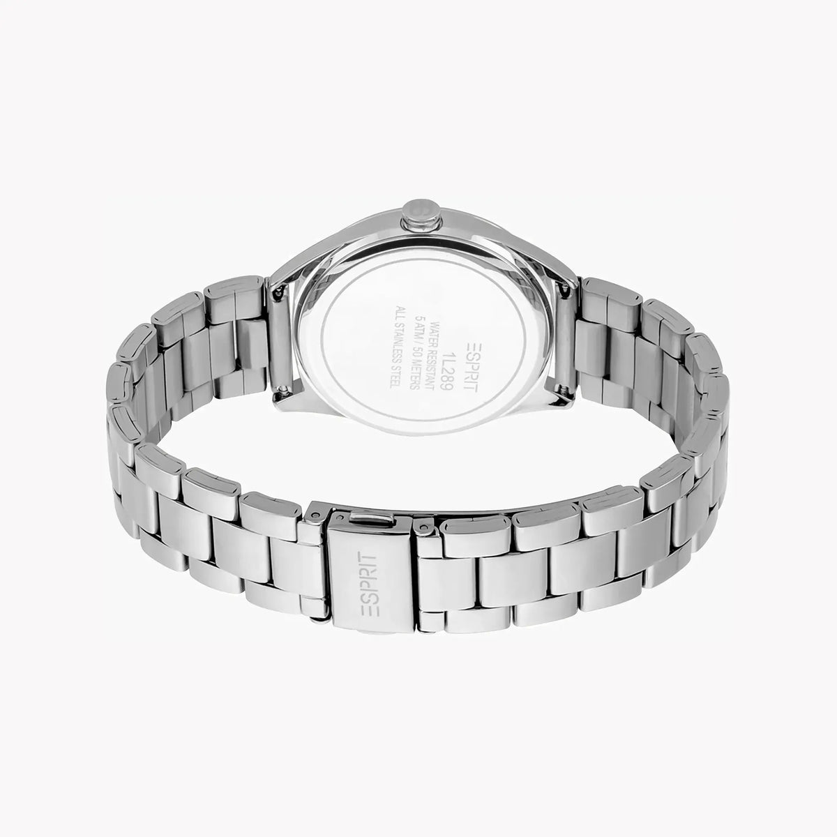 Esprit Women's Silver Stainless Steel Watch, Black Dial | Es1l106m0015 by ESPRIT