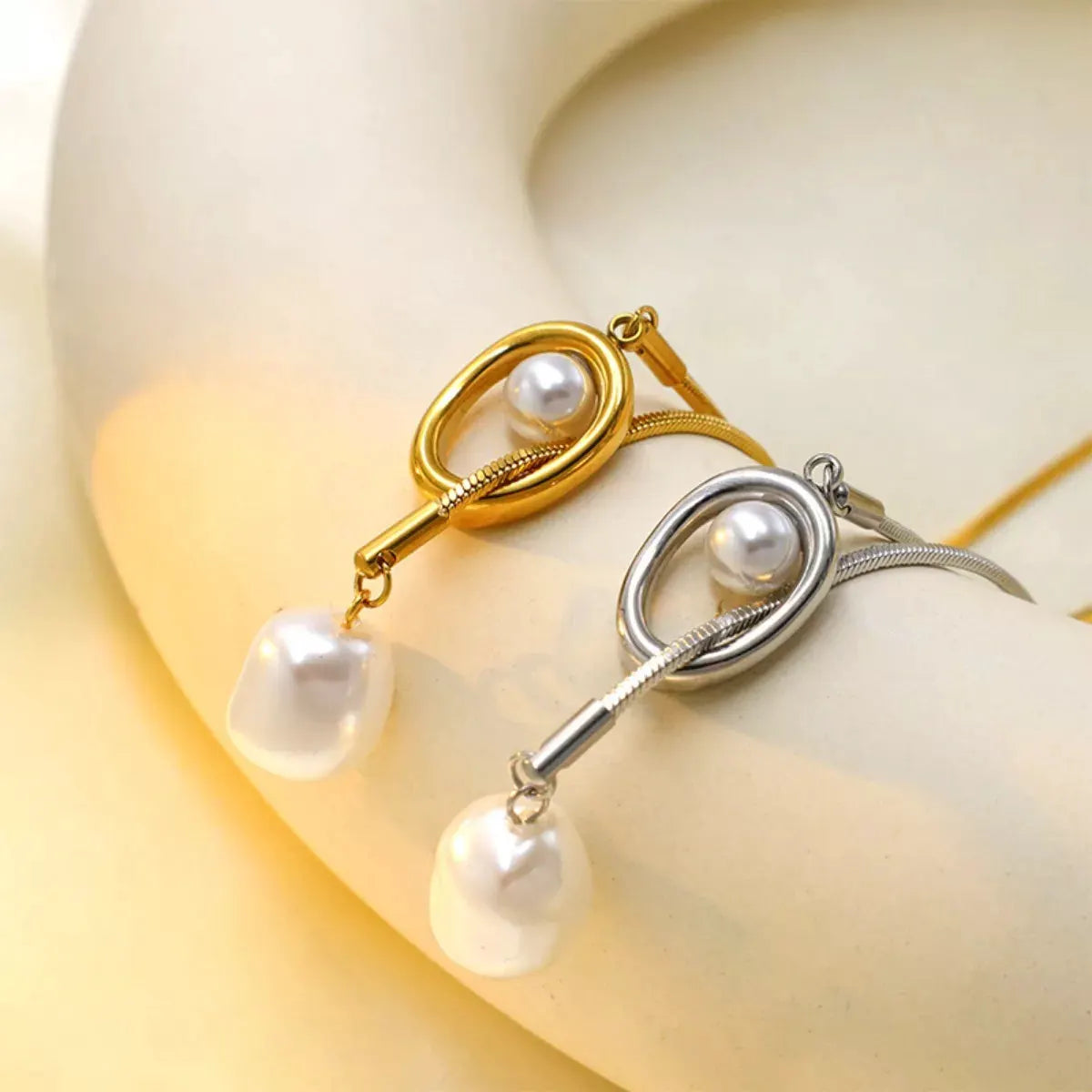 Pearl Pendant Necklace by Partner Label