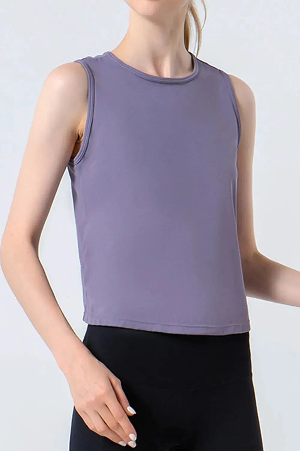 Round Neck Active Tank by Partner Label