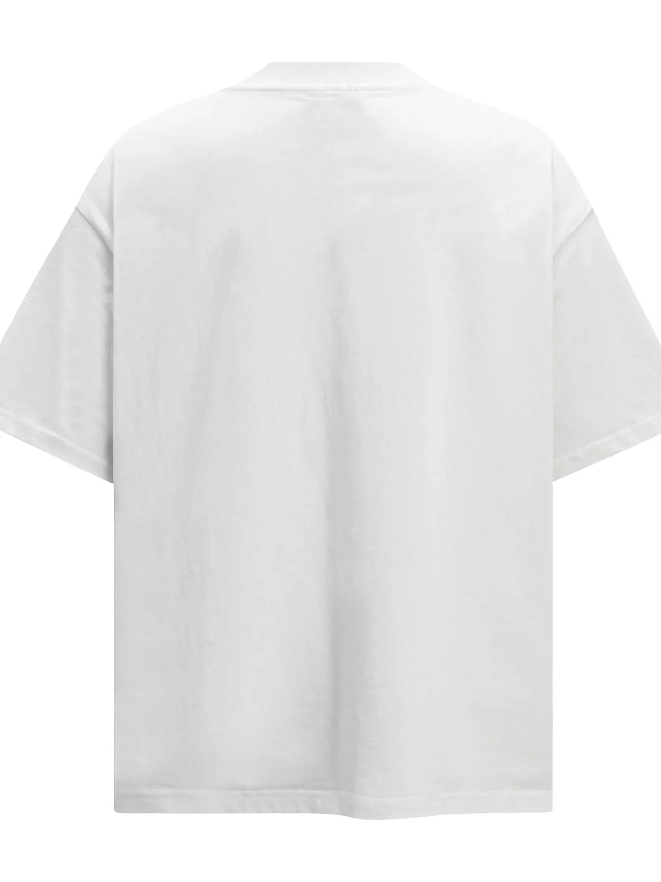 Men’s Letter Round Neck Short Sleeve T‑Shirt | Partner Labels Selection by Partner Label