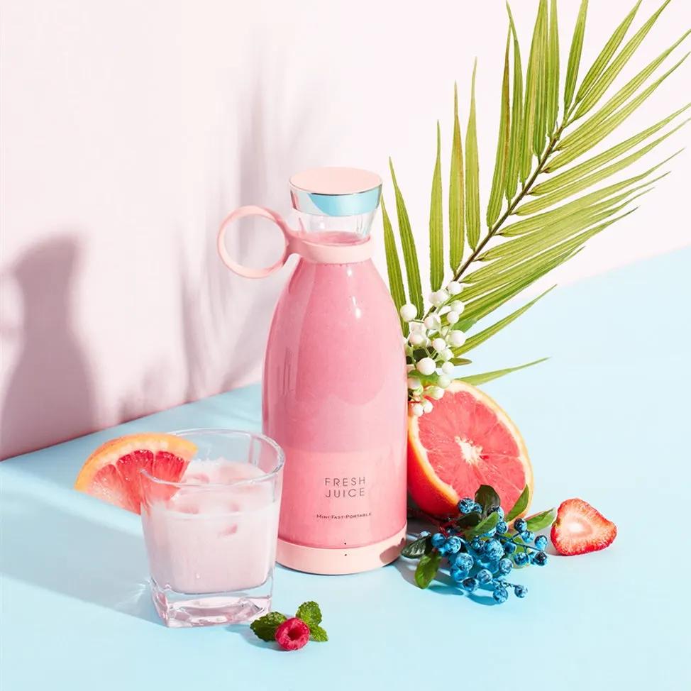 350ML Electric Juicer Blender Mixer USB Rechargeable Machine Household Portable Blender Maker Cup Kitchen Tool Kit by Maiden-Art