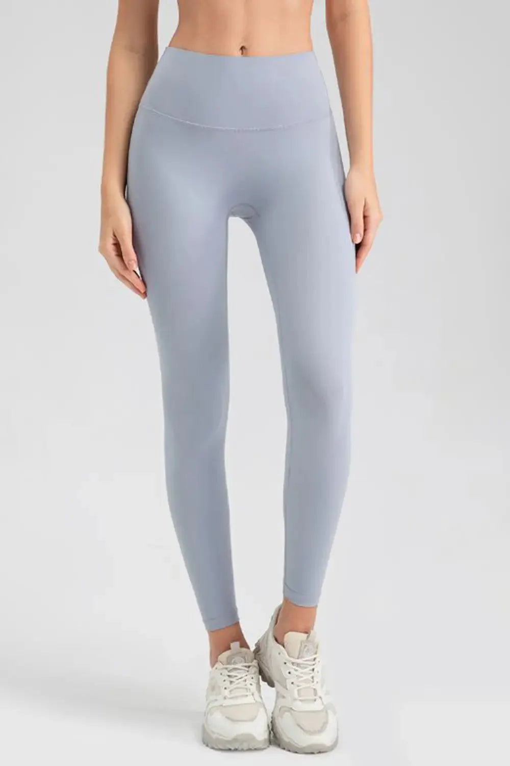 Wide Waistband Sport Leggings by Partner Label