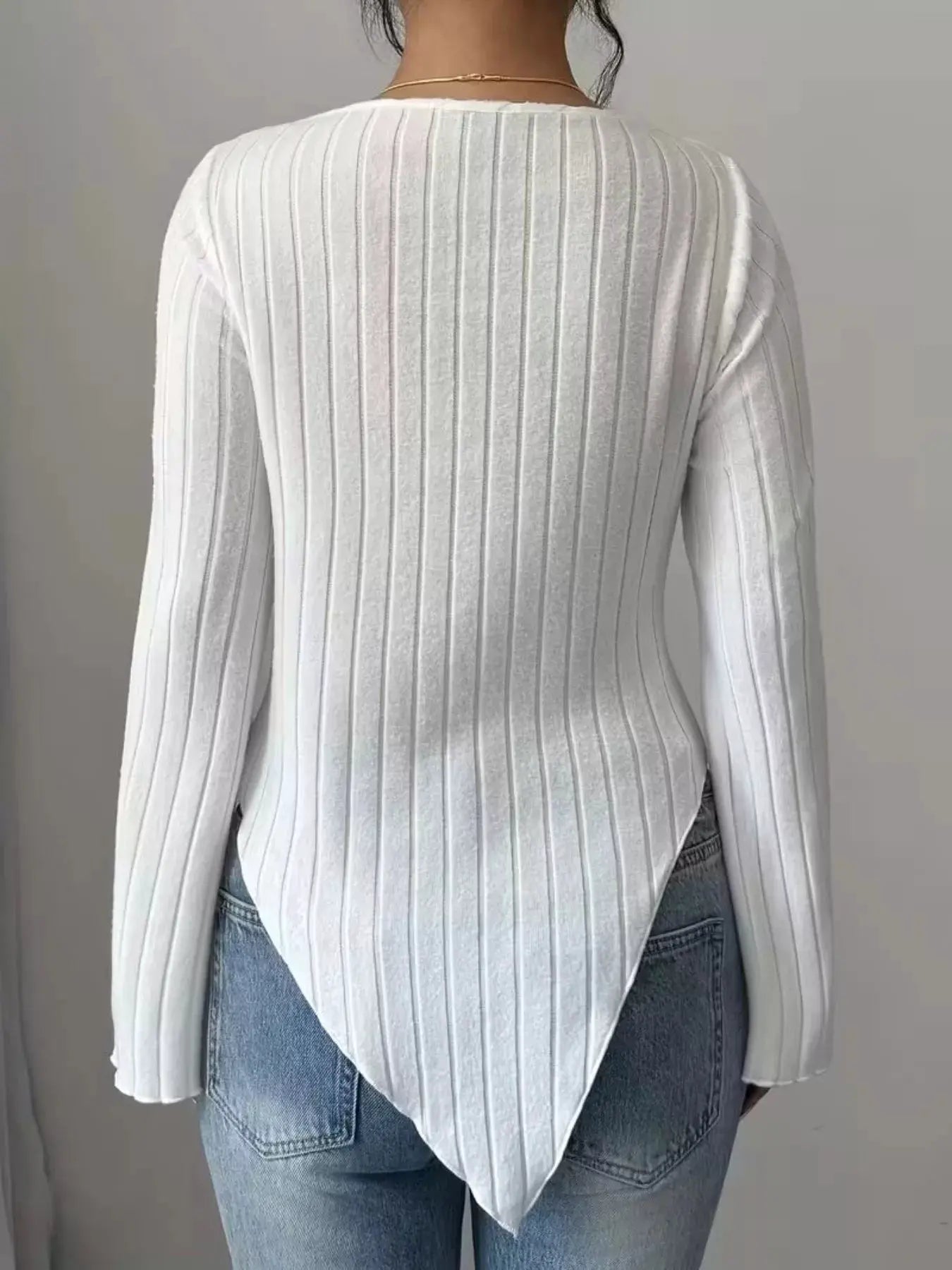 Cowl Neck Ribbed Knit Top | Partner Labels Selection by Partner Label