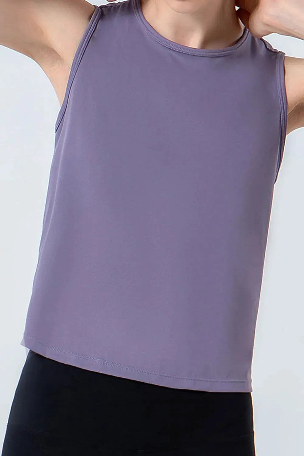 Round Neck Active Tank by Partner Label