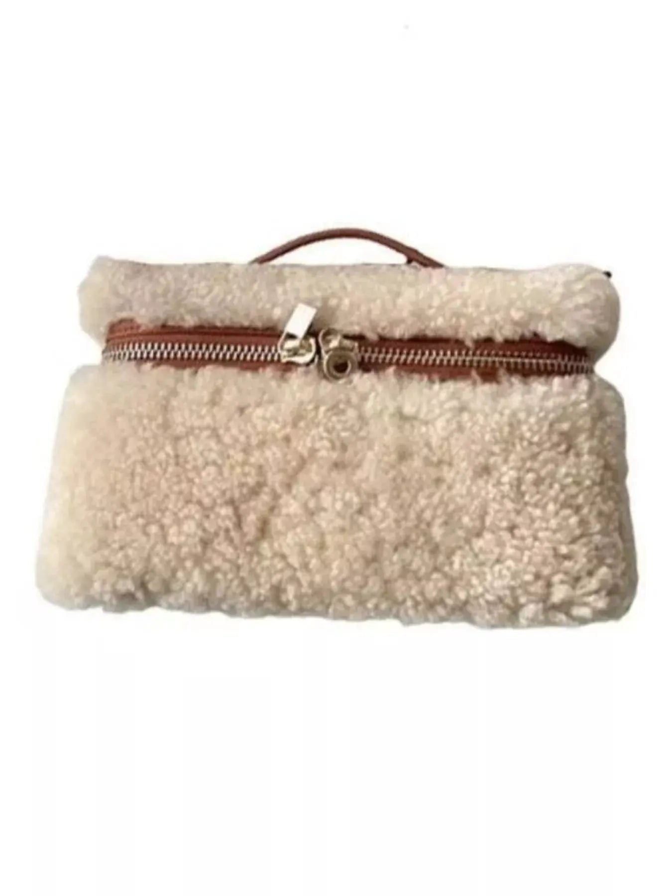 Lamb Wool Crossbody Bag by Partner Label