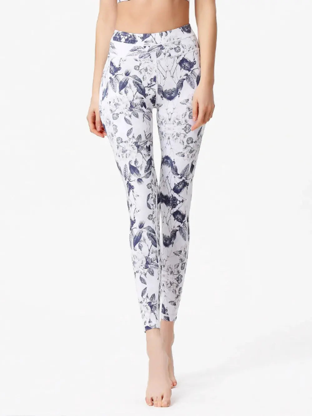 Printed Active High Waist Leggings by Partner Label