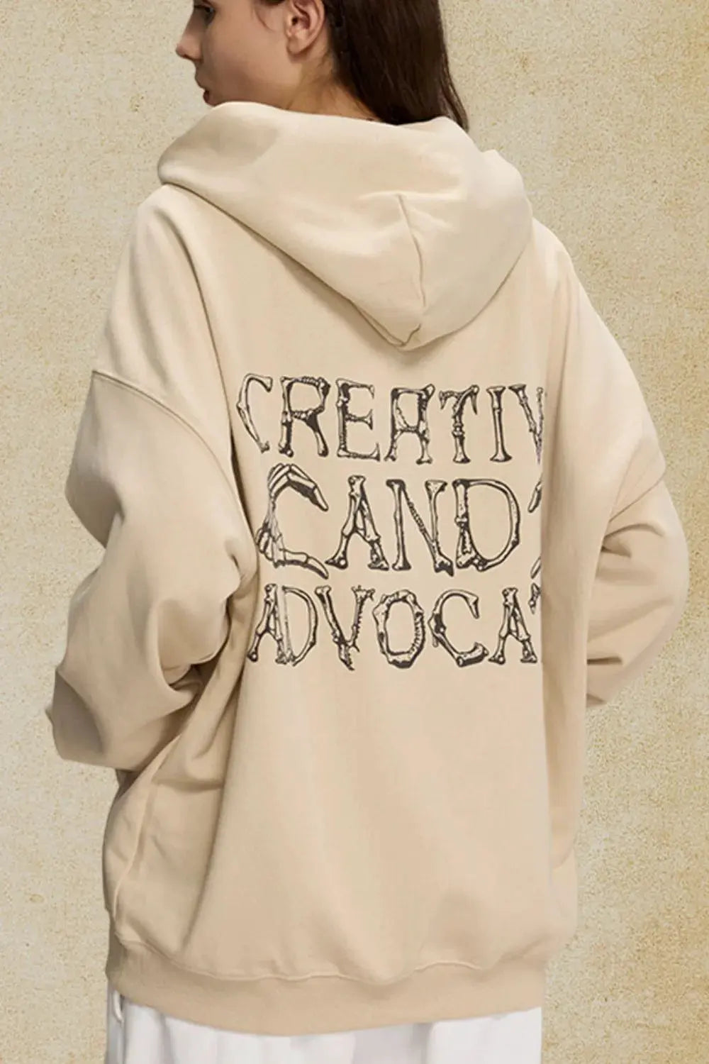 Men's Graphic Long Sleeve Hoodie by Trendsi