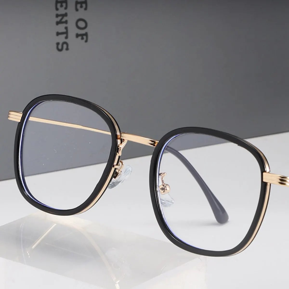Lightweight Metal Temples Glasses by Equanimity Essence