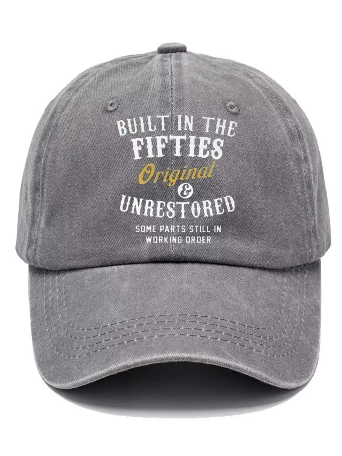 Letter Adjustable Baseball Cap by Partner Label