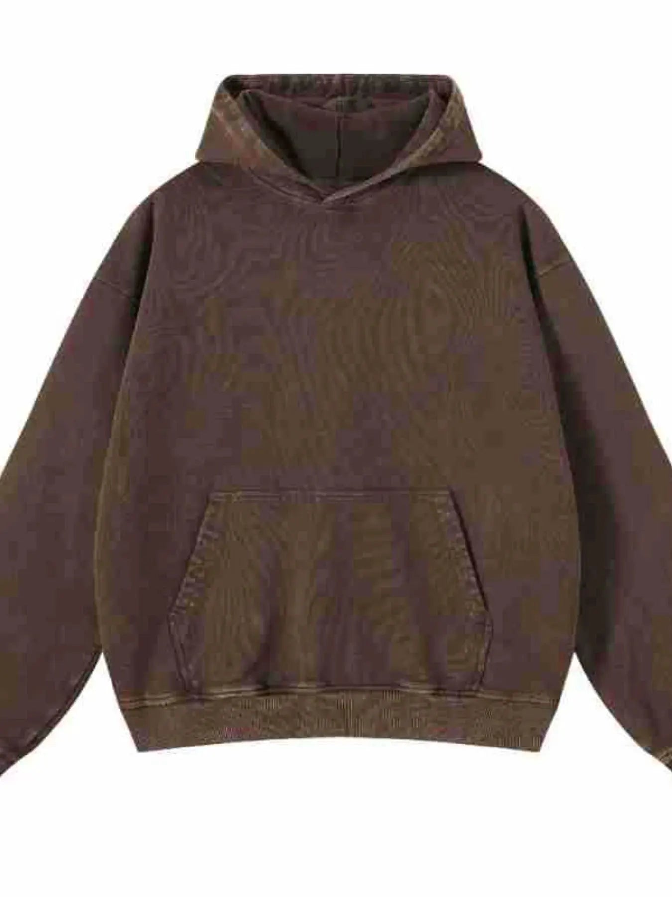 Men's Washed Oversized Long Sleeve Hoodie by Trendsi