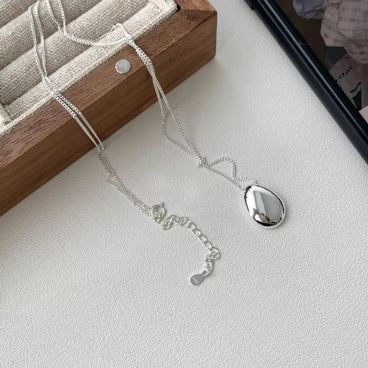 925 Sterling Silver Pendant Necklace by Partner Labels