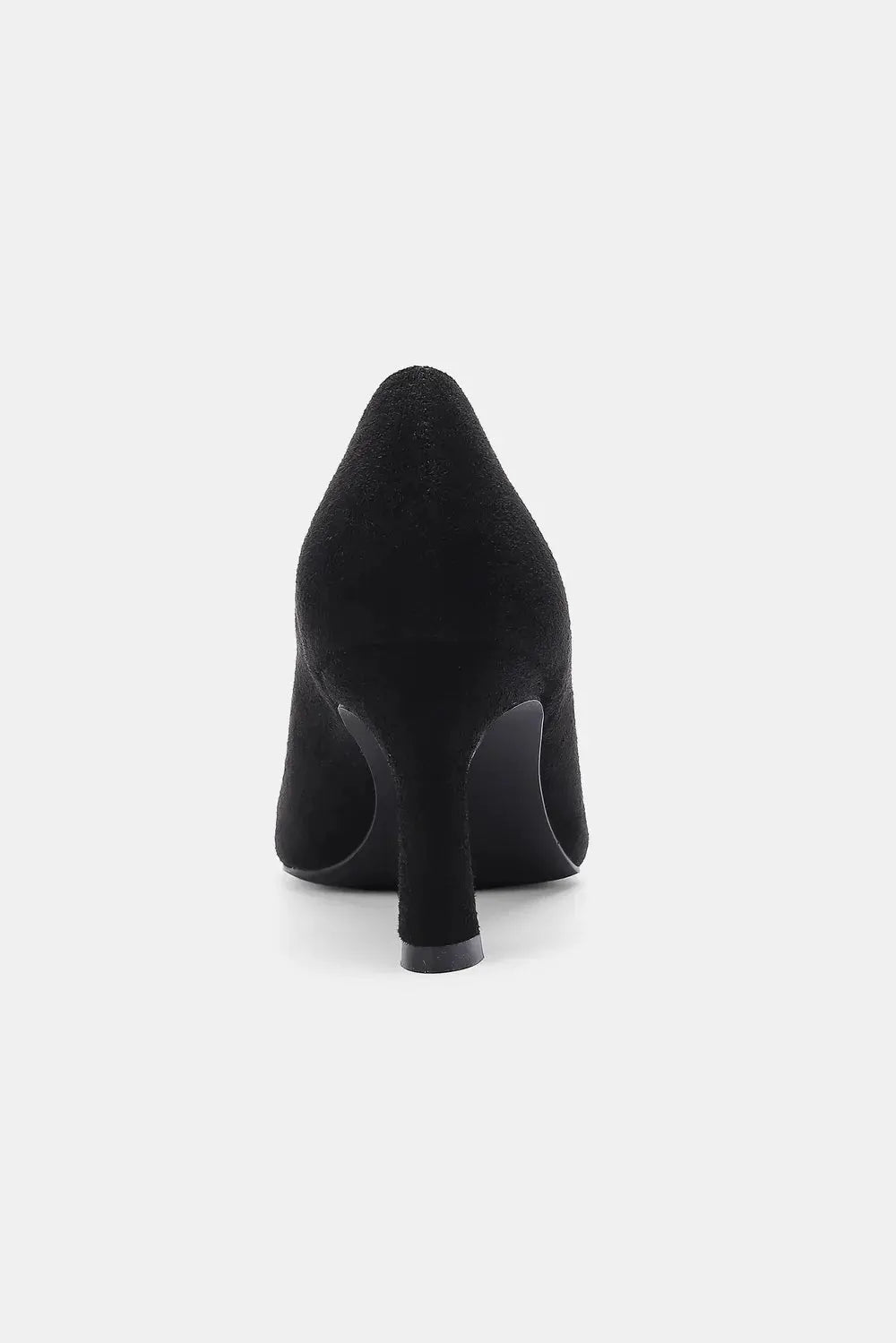 Beast Fashion Faux Suede Point Toe Pumps by Beast Fashion