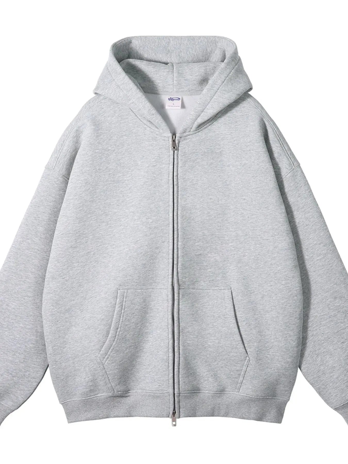 Men's Zip-Up Fleece Hoodie by Partner Label