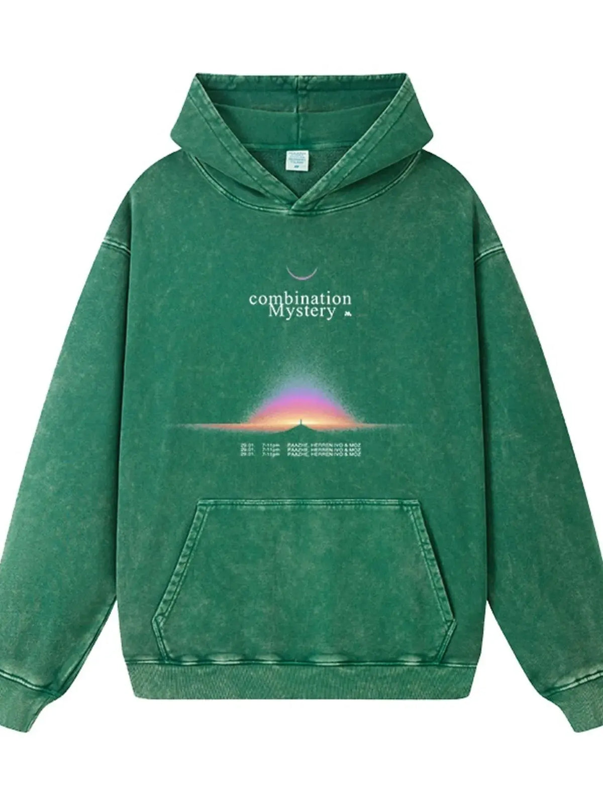 Men's Graphic Dropped Shoulder Hoodie by Trendsi