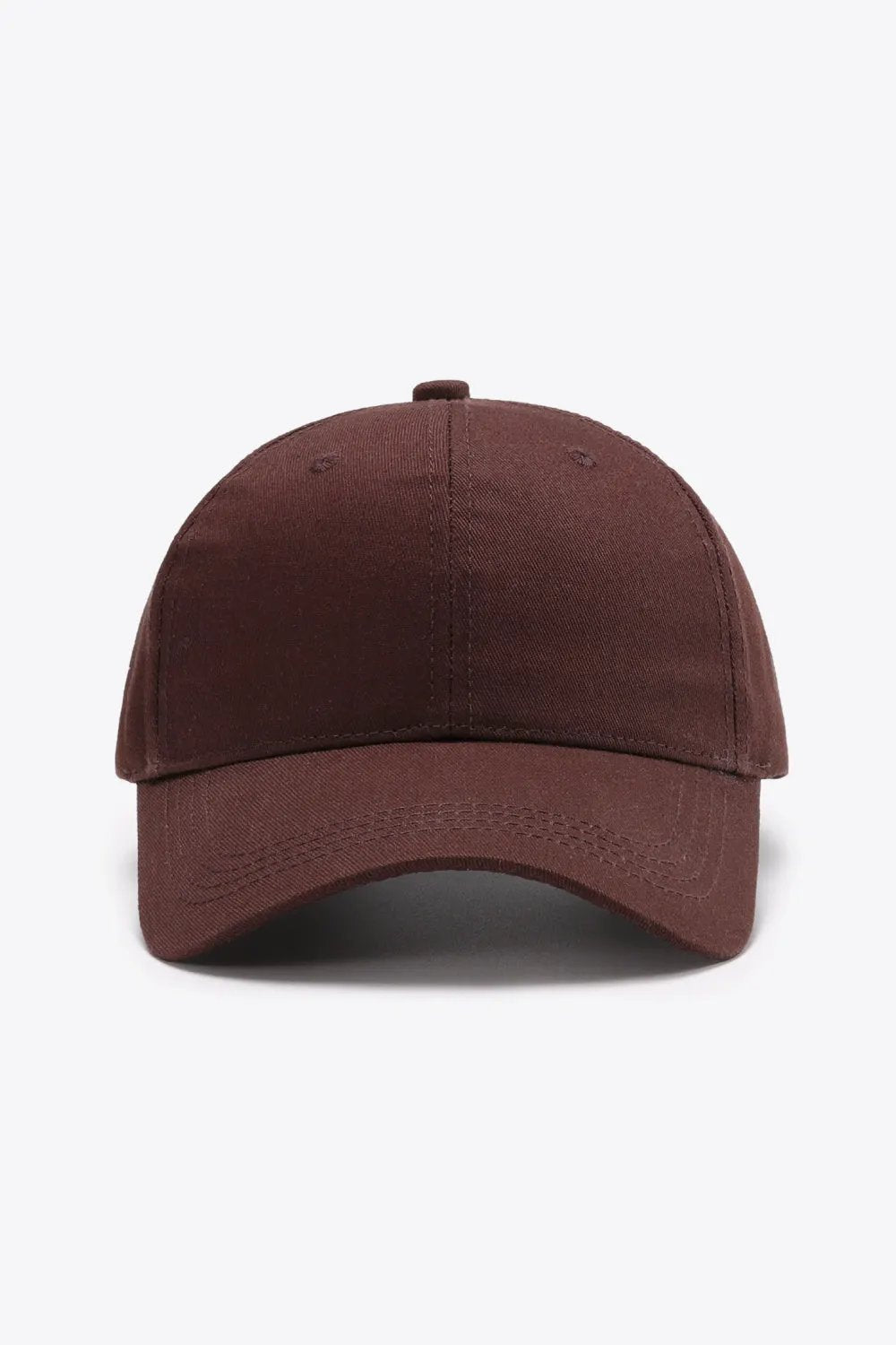 Plain Adjustable Cotton Baseball Cap by Partner Label