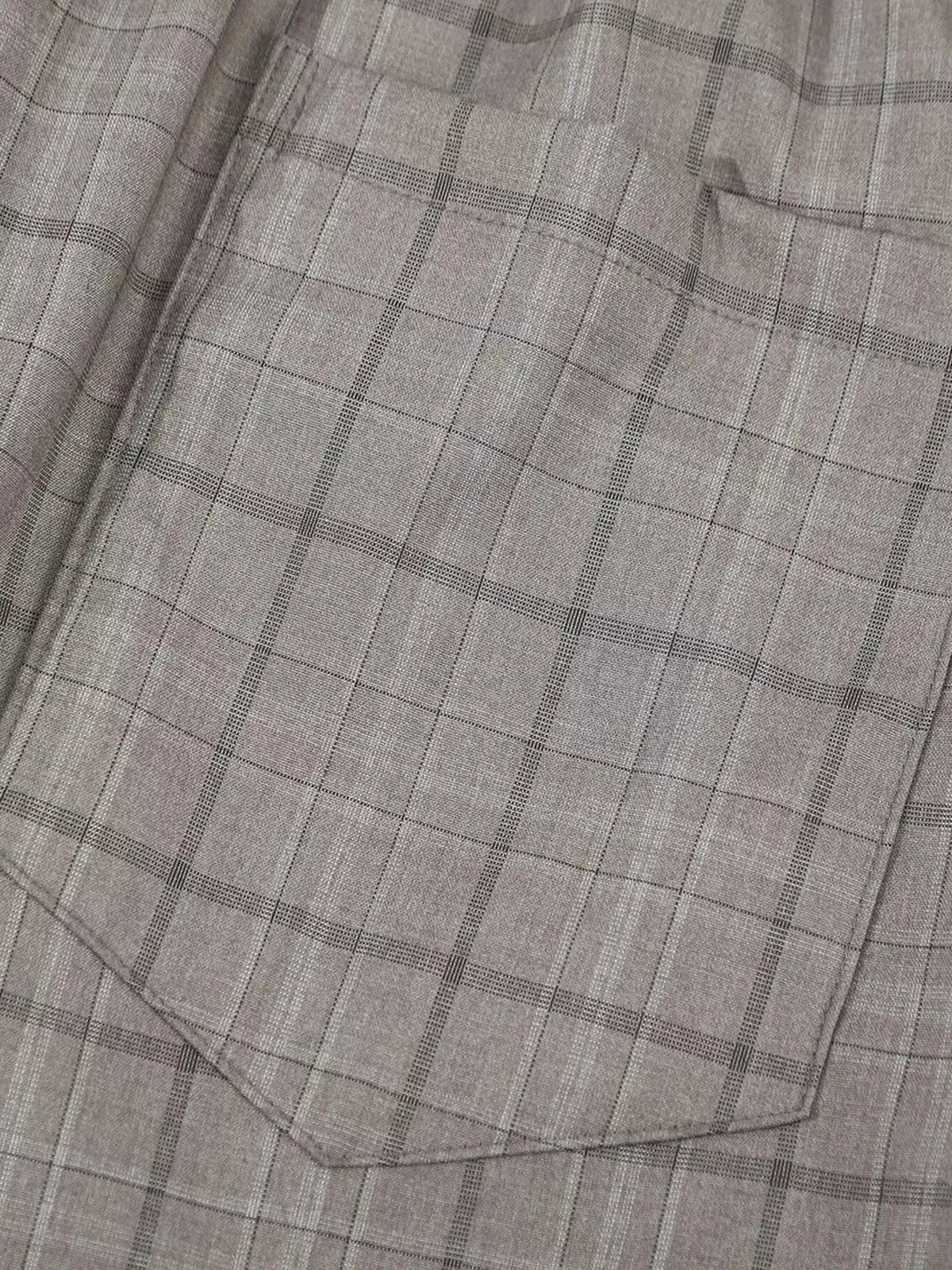 Men's Plaid Wide-Leg Pants by Trendsi
