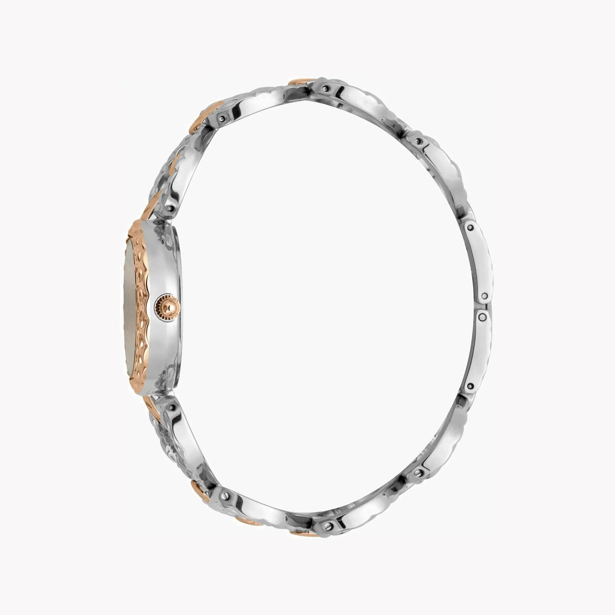 Just Cavalli Women's Silver & Rose Gold Watch, Silver Dial | Jc1l132m0055 by JUST CAVALLI