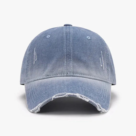 Distressed Washed Adjustable Baseball Cap by Partner Label