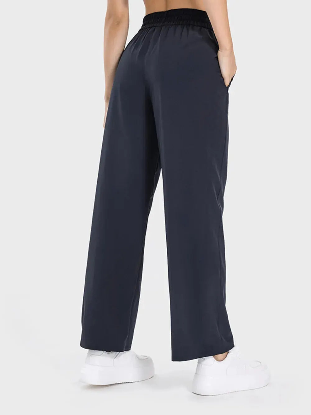 Millennia Drawstring Pocketed Active Pants by Millennia