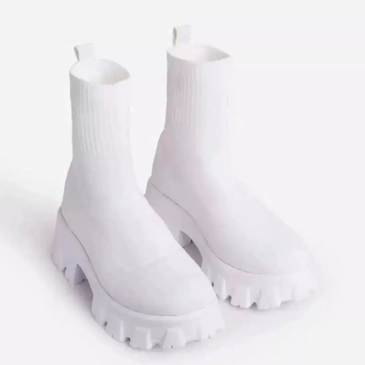 Round Toe Block Heels Boots by Partner Label