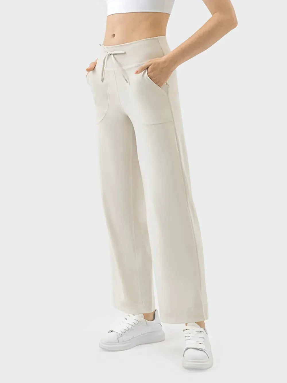 Millennia Drawstring Active Pants with Pockets by Millennia
