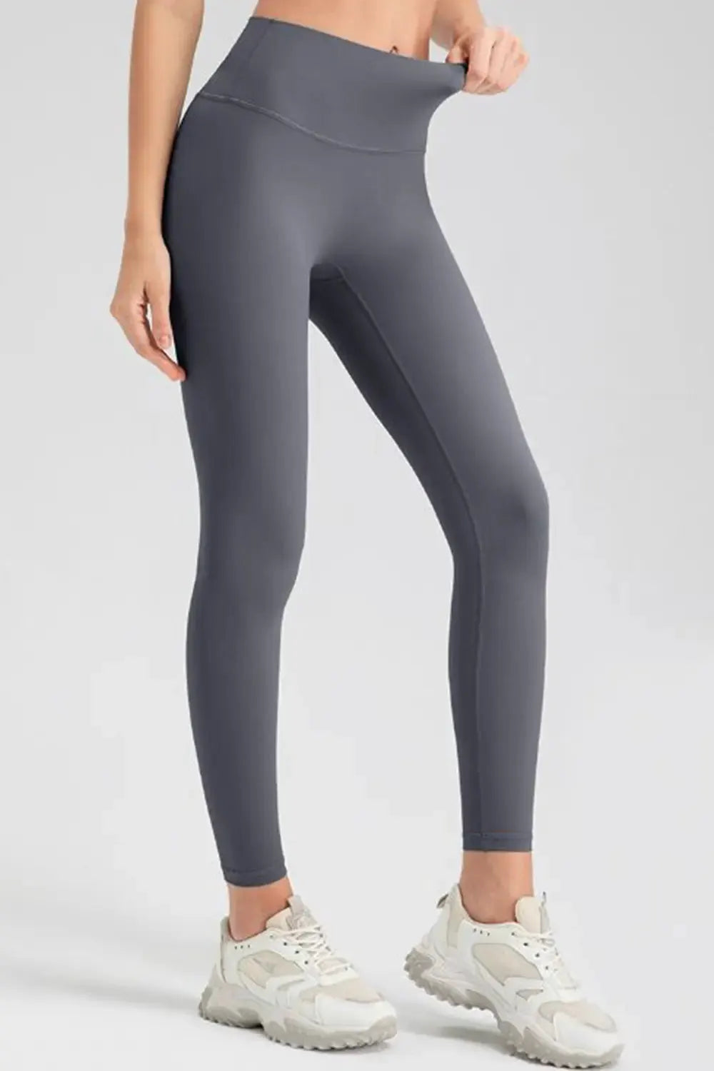 Wide Waistband Sport Leggings by Partner Label