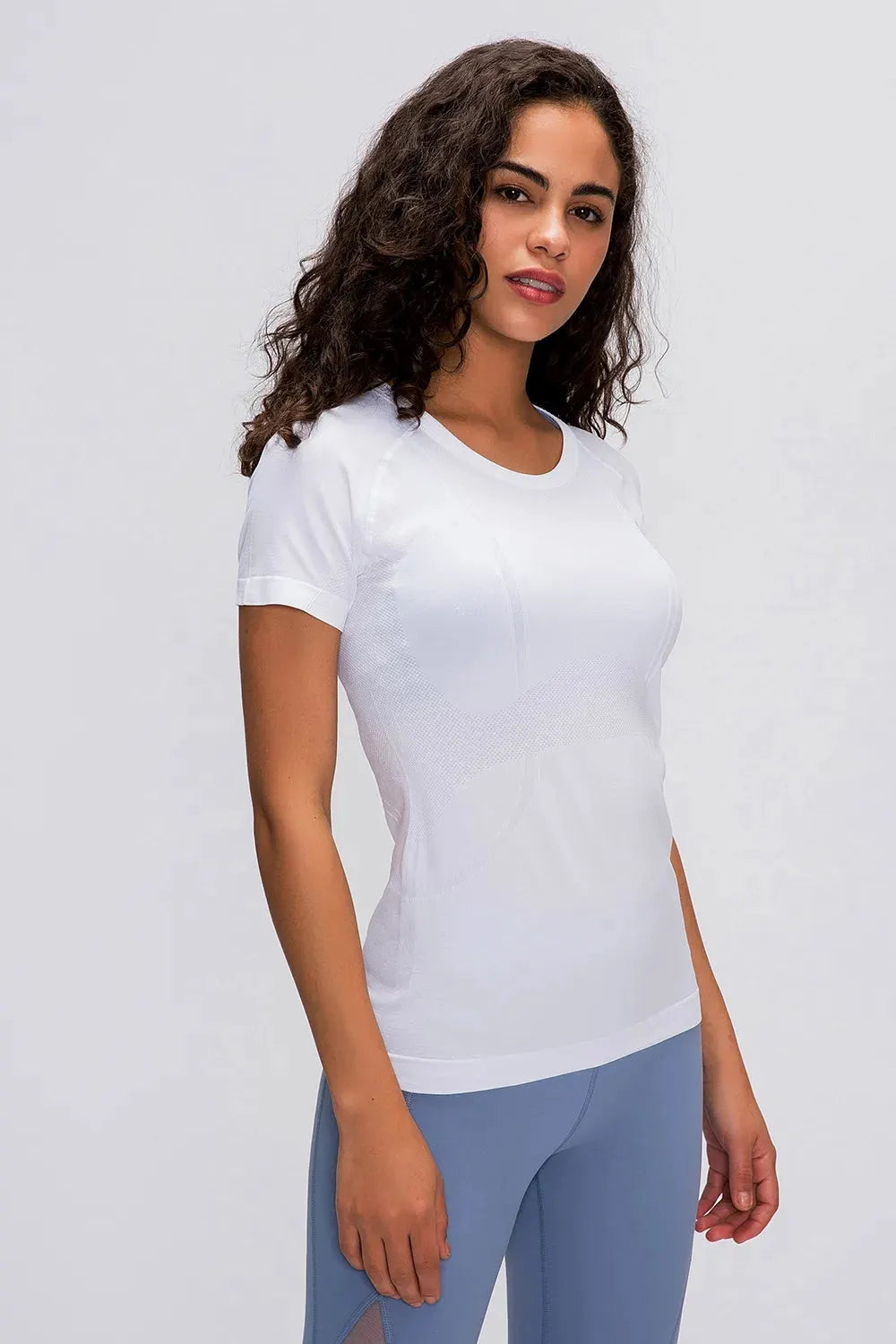 Millennia Round Neck Short Sleeve Active T-Shirt by Millennia