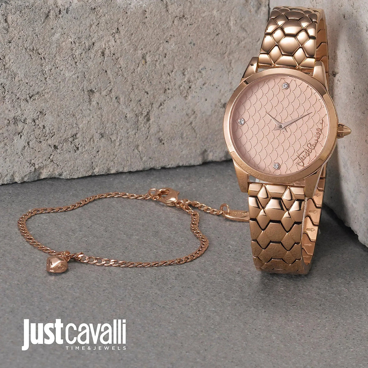 Just Cavalli Women's Rose Gold Watch, Elegant Design | Jc1l087m0065 by JUST CAVALLI
