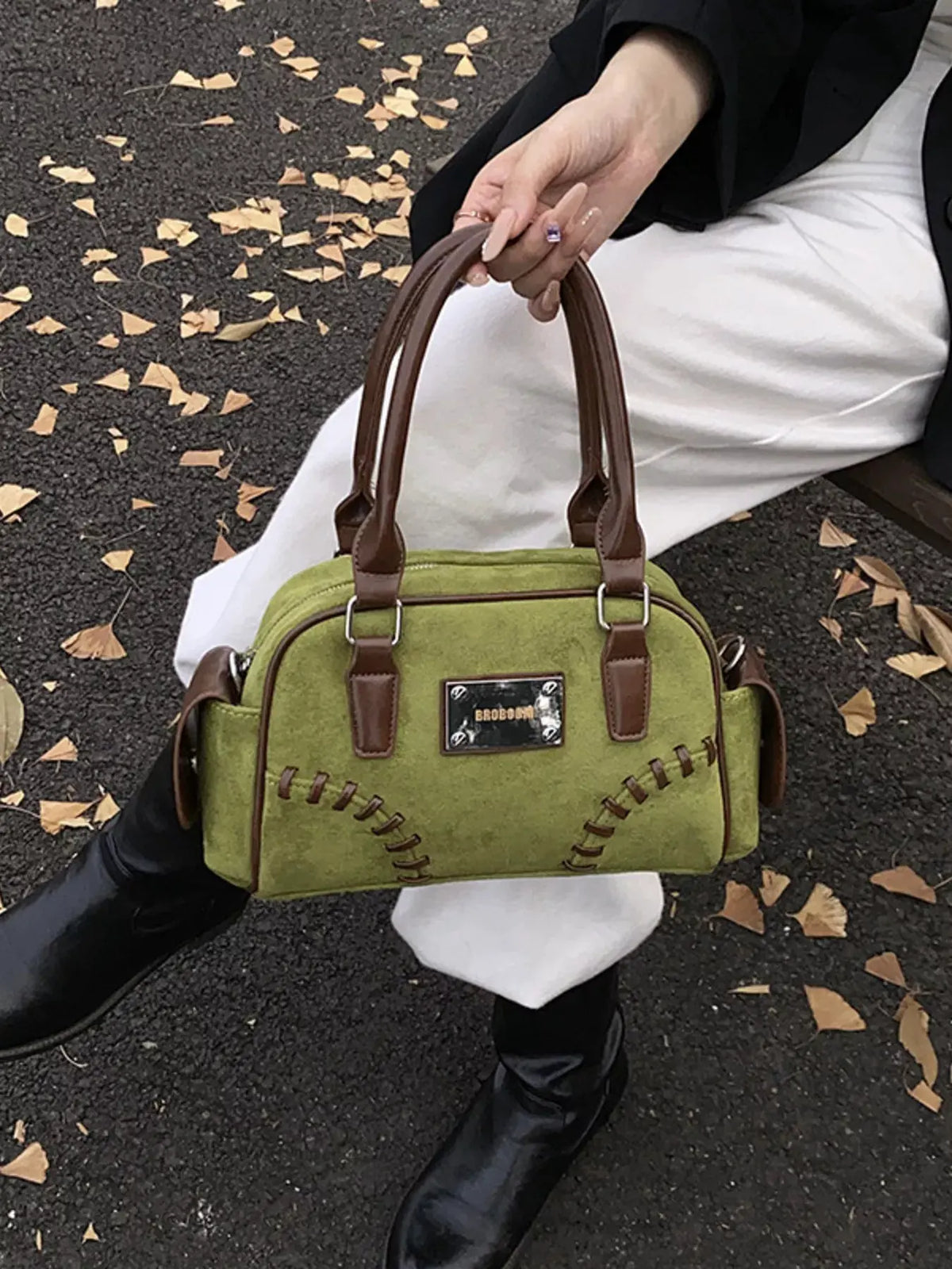 Vintage Top Handle Crossbody Bag by Partner Label