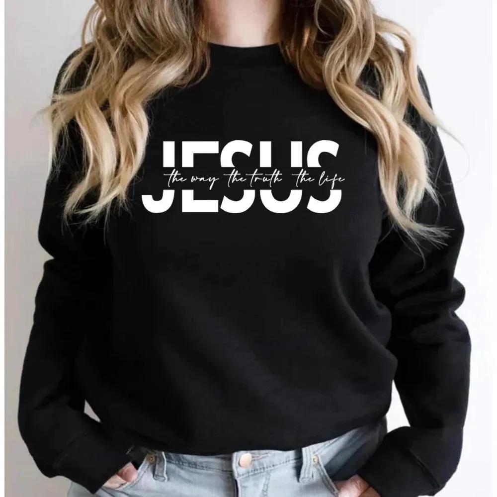 The Way The Truth The Life Sweatshirt Christian Hoodie by Maiden-Art