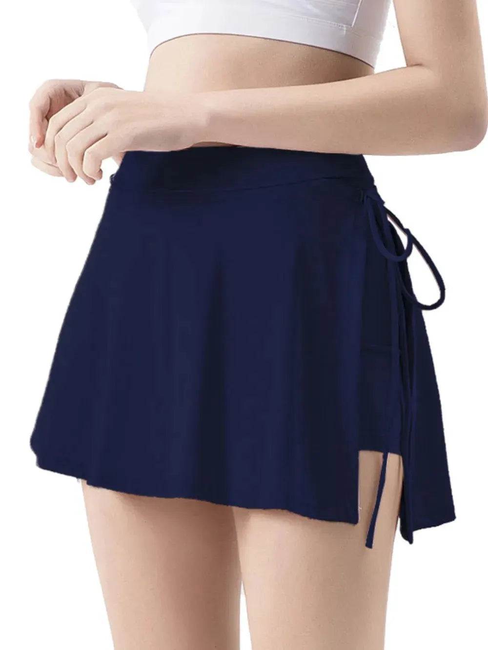 High Waist Active Skort with Pockets by Partner Label