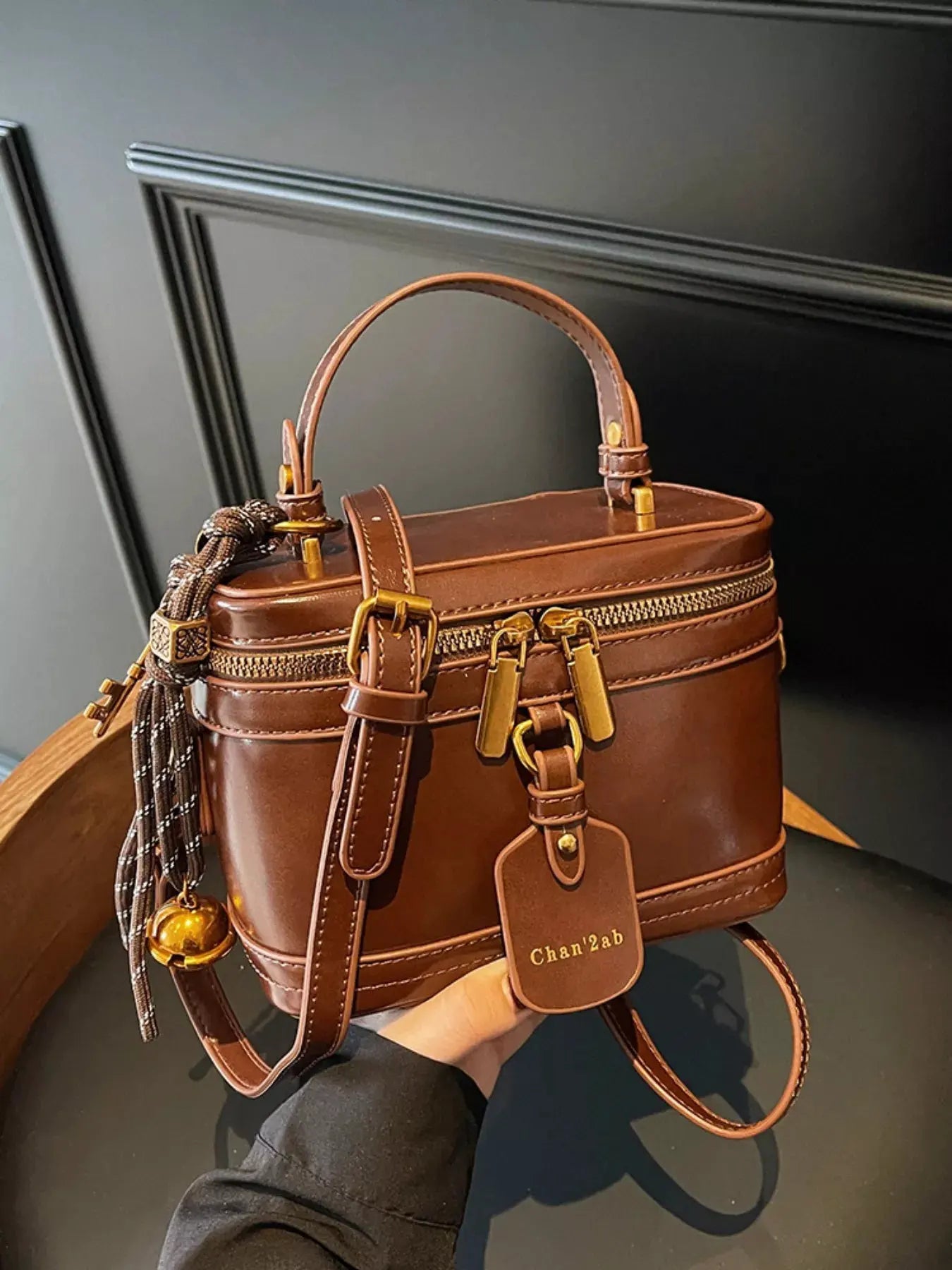 Retro Style Boxy Crossbody Bag by Partner Label