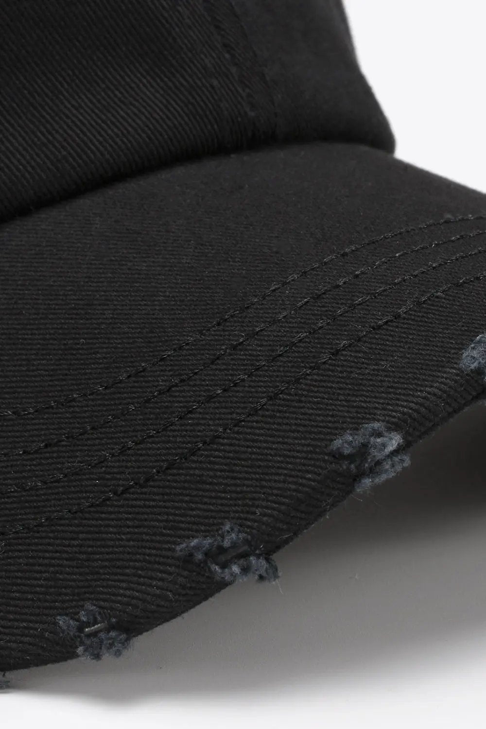 VIBRA Graphic Distressed Adjustable Baseball Cap by Partner Label
