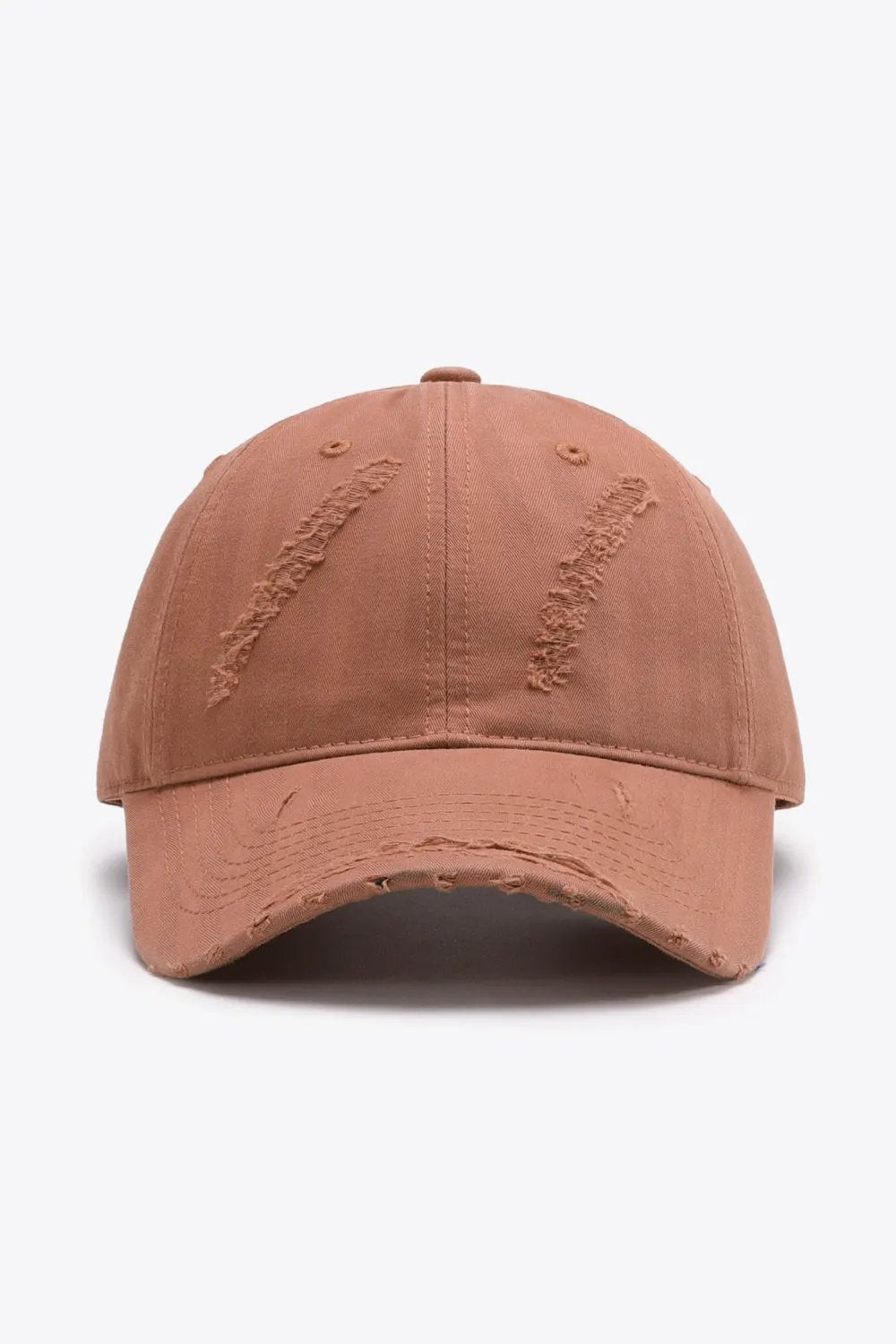 Distressed Adjustable Baseball Cap by Partner Label