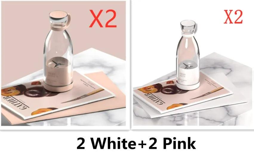 350ML Electric Juicer Blender Mixer USB Rechargeable Machine Household Portable Blender Maker Cup Kitchen Tool Kit by Maiden-Art