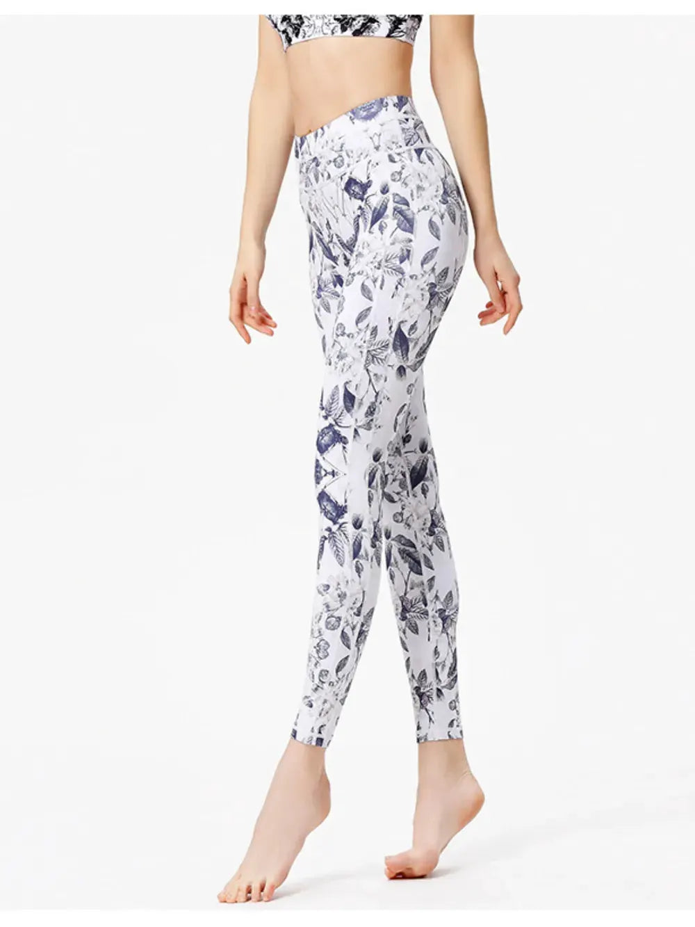 Printed Active High Waist Leggings by Partner Label