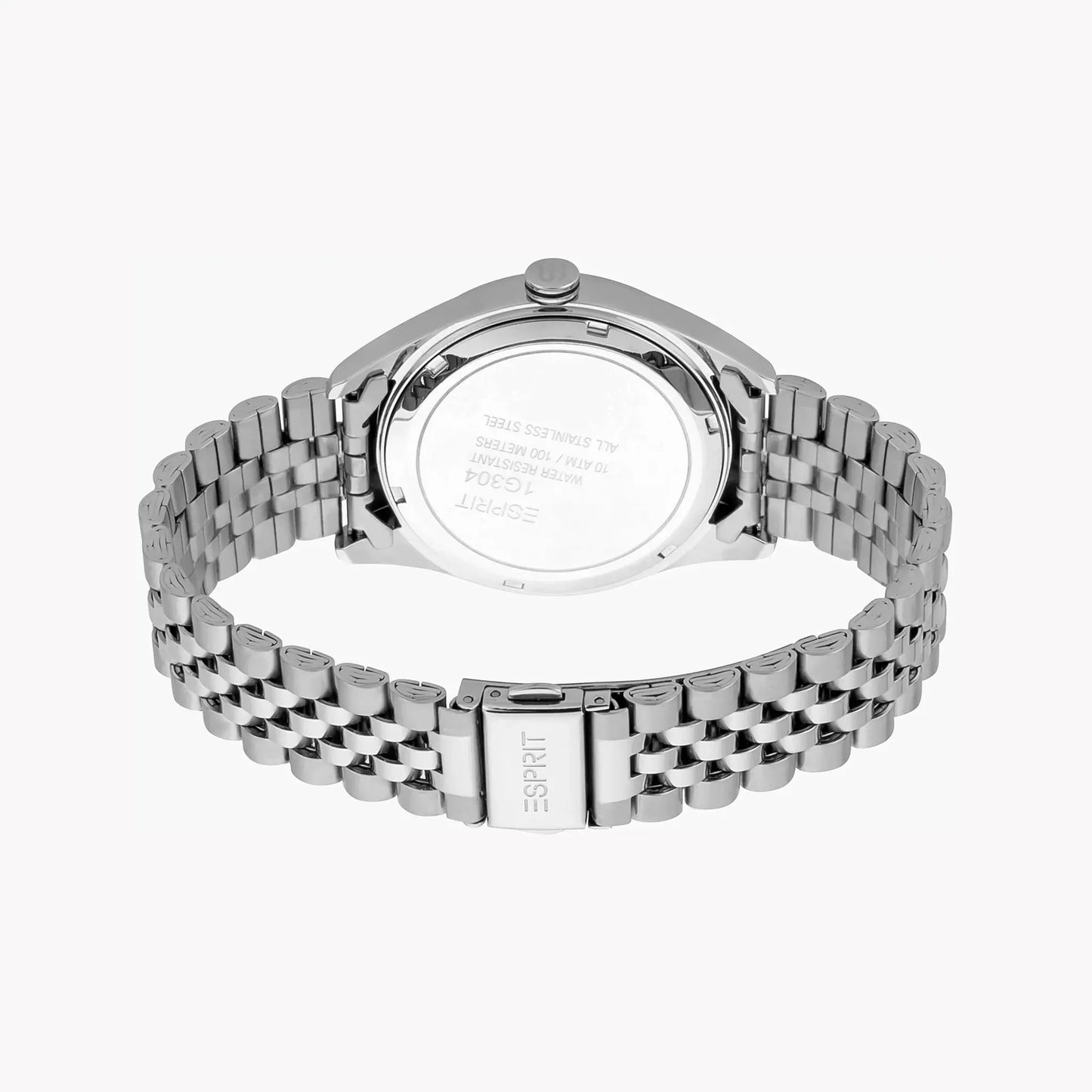 Esprit Men's Silver Stainless Steel Watch, Silver Dial | Es1g242m0025 by ESPRIT