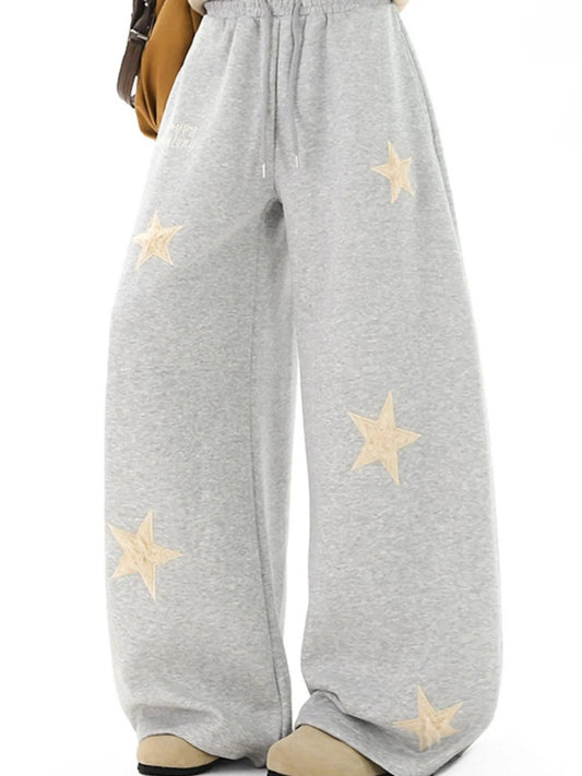 Men's Star Wide Leg Sweatpants by Partner Label