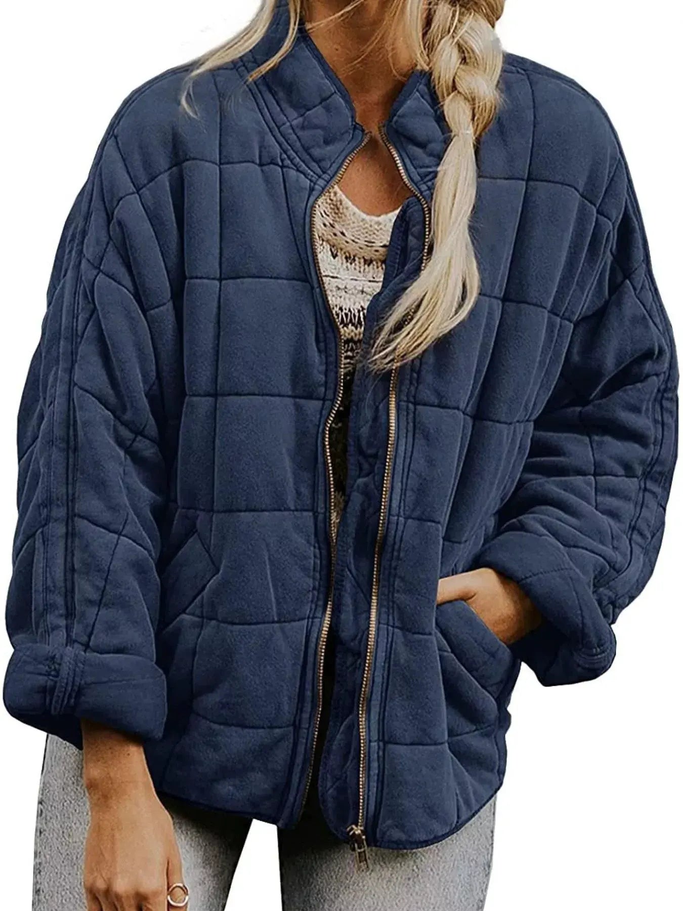 Quilted Zip Up Outerwear | Partner Labels Selection by Partner Label