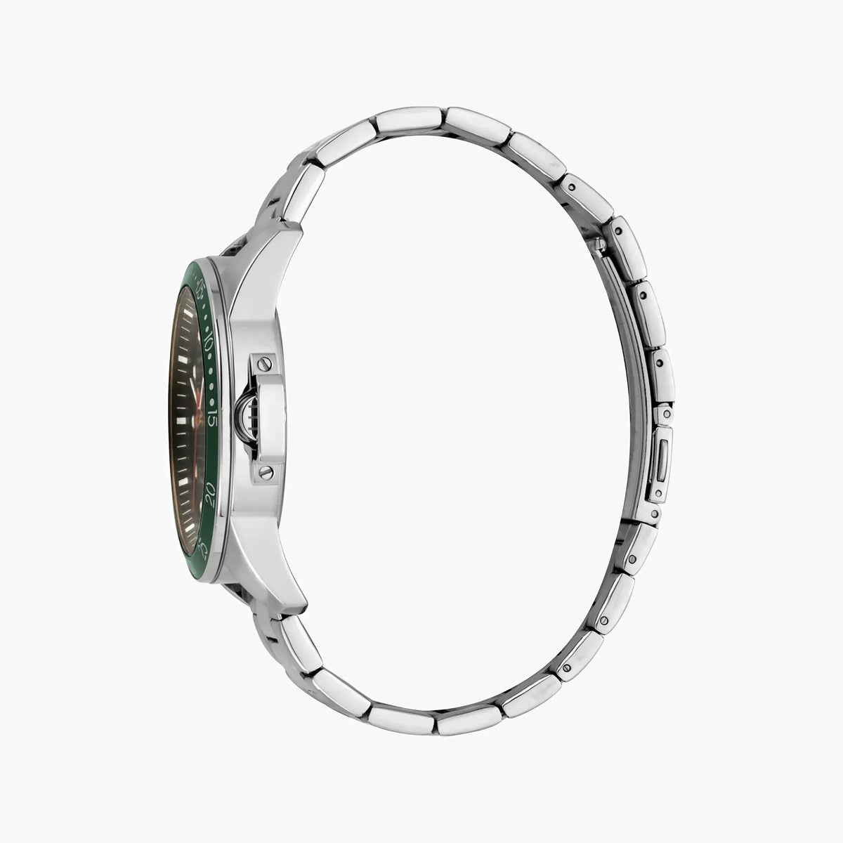 Esprit Men's Silver Stainless Steel Watch, Black Dial | Es1g005m0045 by ESPRIT