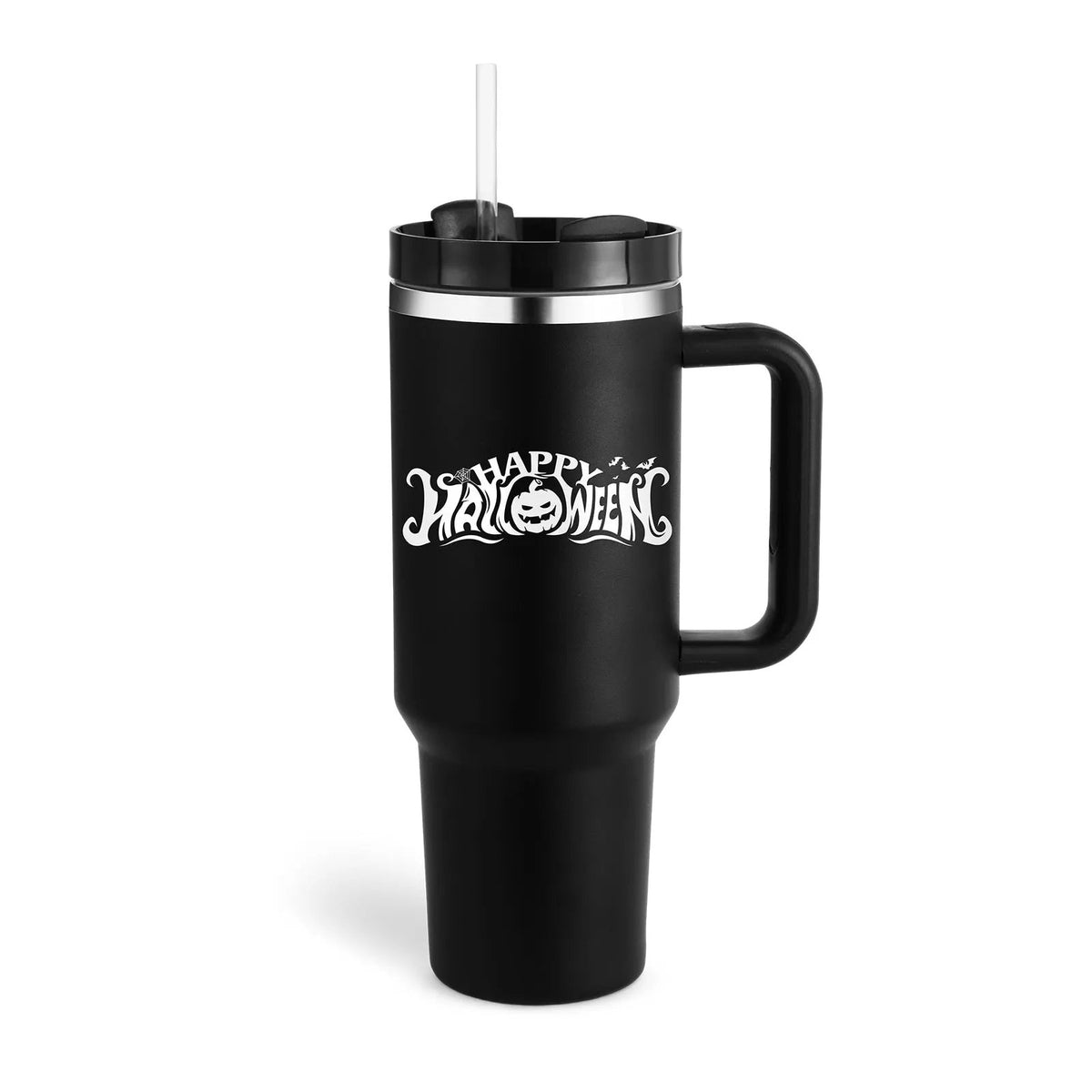 40 Oz Tumbler With Handle Straw Insulated, Stainless Steel Spill Proof Vacuum Coffee Cup Tumbler With Lid Tapered Mug Gifts For Valentine Lover Suitable For Car Gym Office Travel by Maiden-Art