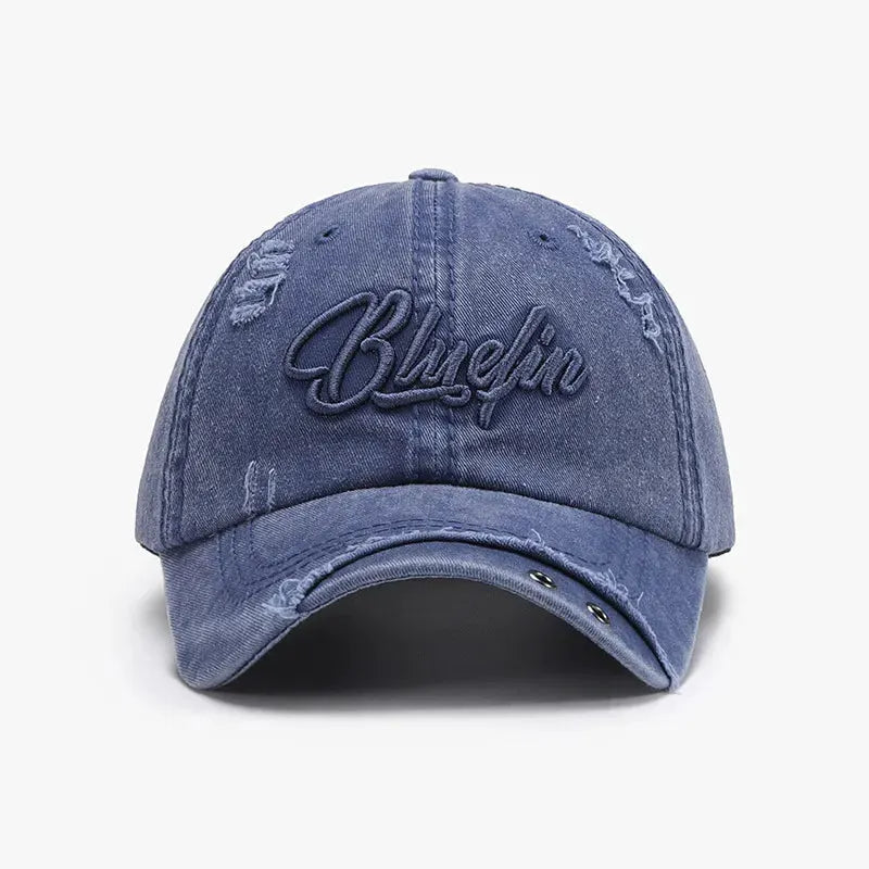 Embroidered Letter Cotton Baseball Cap by Partner Label