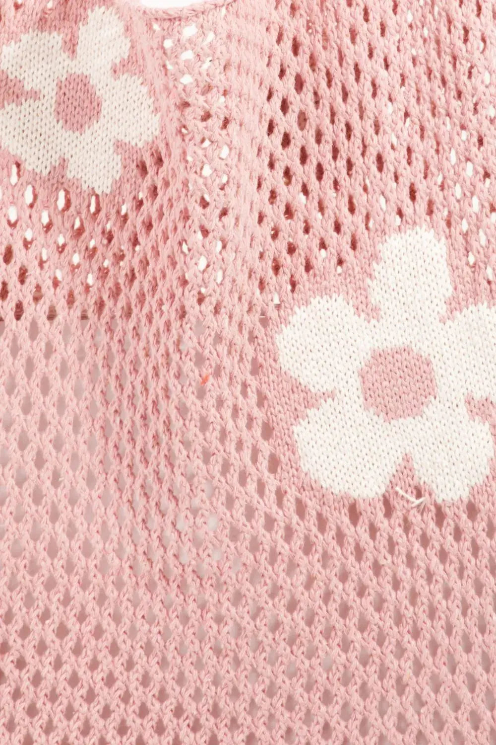 Fame Flower Knitted Shoulder Bag by Fame