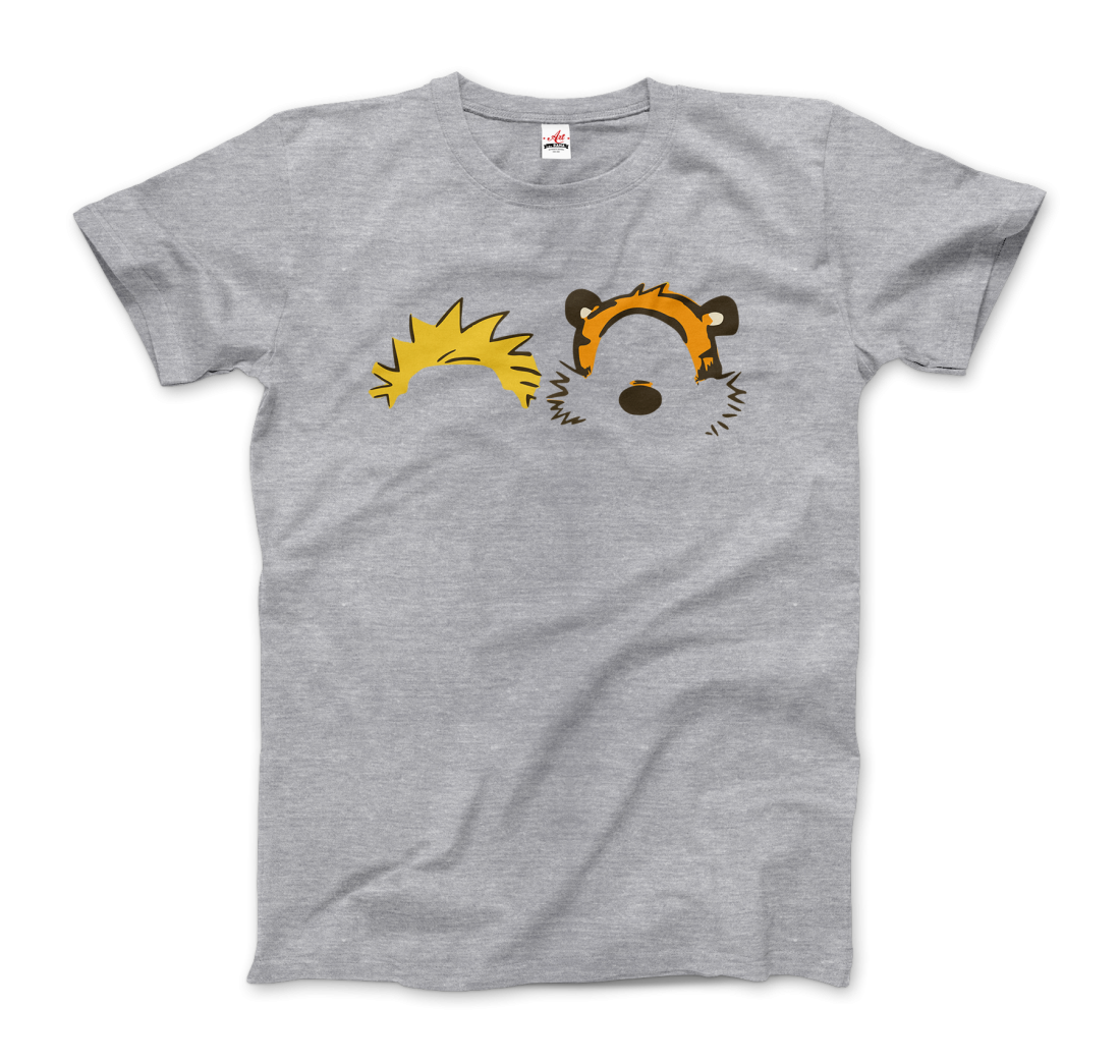 Calvin and Hobbes Faces Contour t-shirt by Art-O-Rama Shop