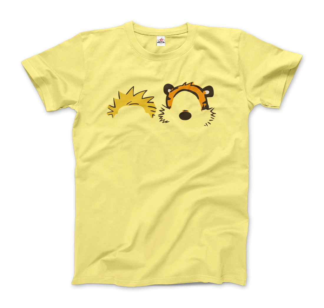 Calvin and Hobbes Faces Contour t-shirt by Art-O-Rama Shop