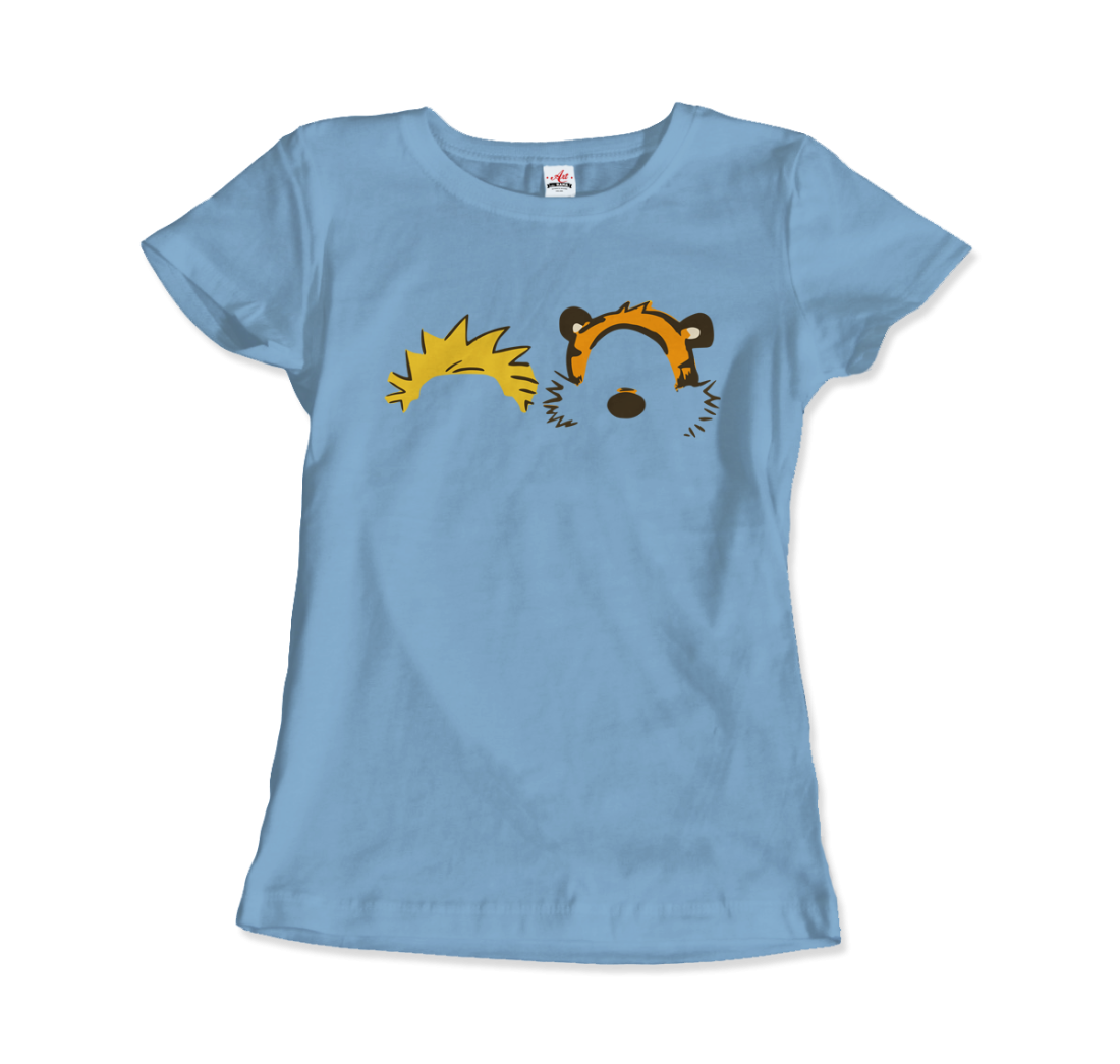 Calvin and Hobbes Faces Contour t-shirt by Art-O-Rama Shop