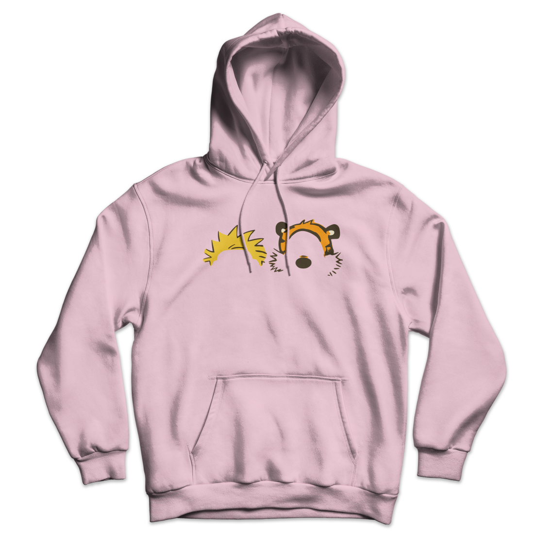 Calvin and Hobbes Faces Contour Unisex Hoodie by Art-O-Rama