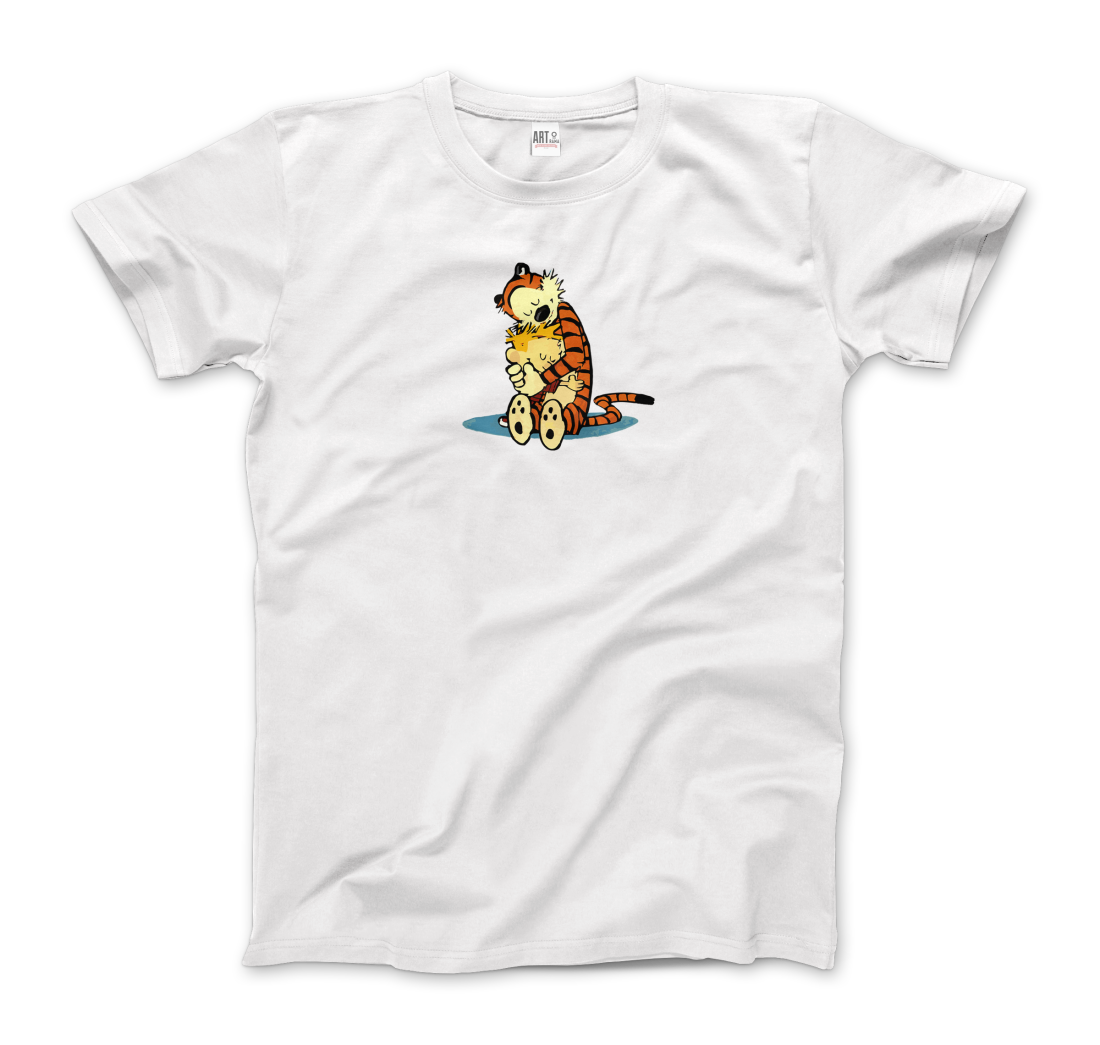 Calvin and Hobbes Hugging t-shirt by Art-O-Rama Shop