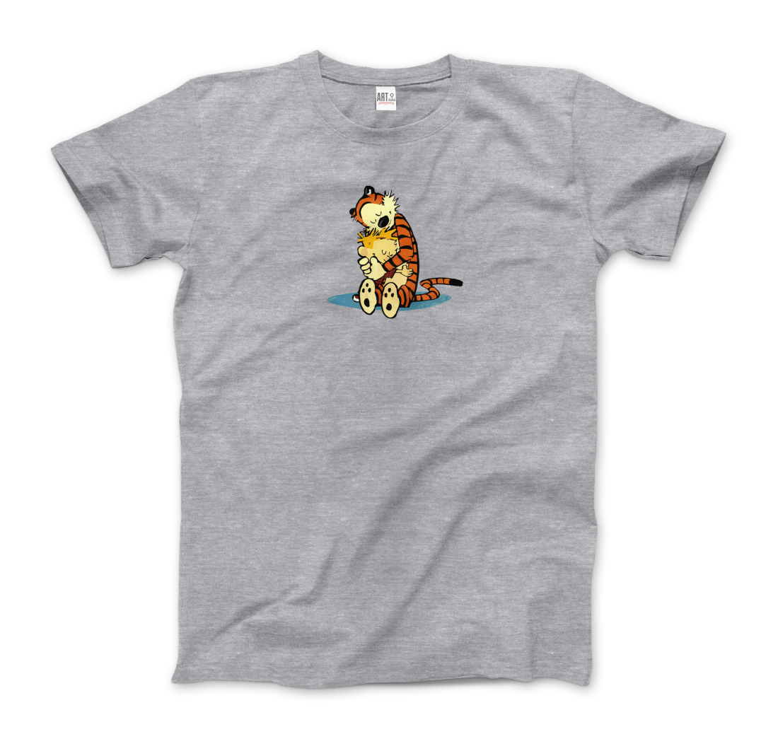 Calvin and Hobbes Hugging t-shirt by Art-O-Rama Shop